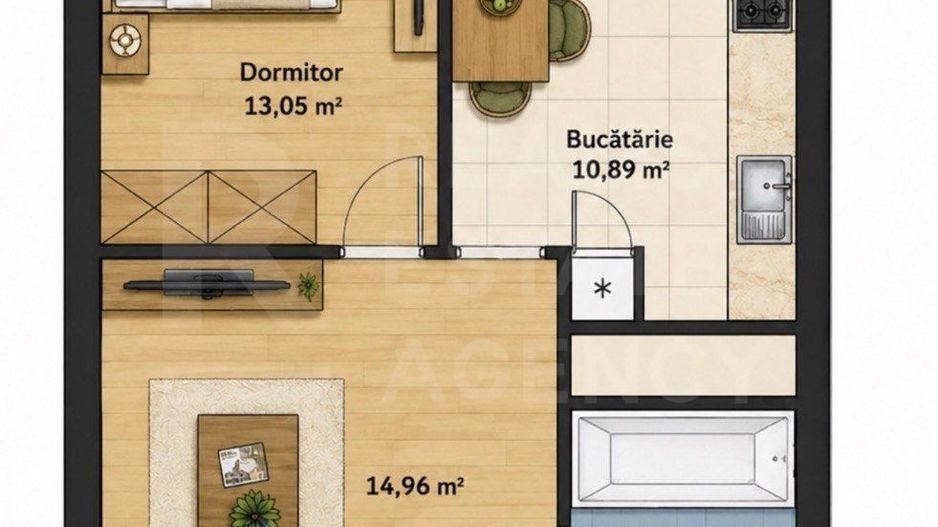 Vânzare, apartament, 1 cameră, strada Calea Moșilor, Râșcani - Poză 5