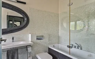 Vilă de arhitectură cu piscină, garaje și teren de 800 mp - Poză 29