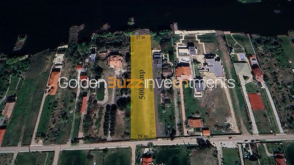 Teren excepțional la Lacul Snagov – 5.000 mp cu deschidere la lac - Poză 2