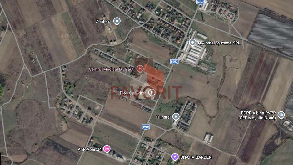 Teren 740 mp de vanzare Mosnita  | Front 19 ml | Toate utilitatile - Poză 2