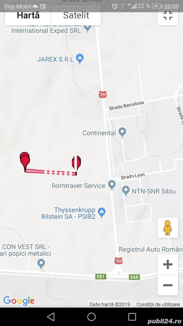 Teren extravilan de vânzare | Sibiu, Zona industrială Vest | 6.000 mp - Poză 3