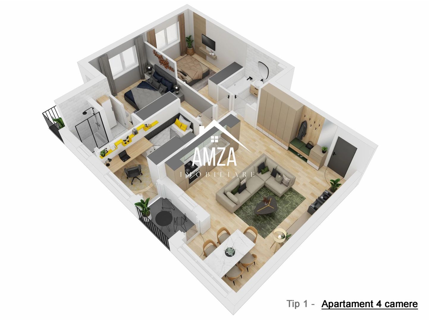 Apartament 4 camere – Șelimbăr, str. Doamna Stanca - Poză 2