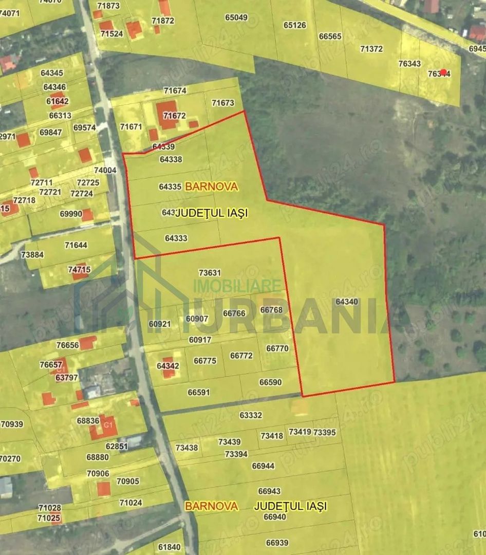 Teren intravilan Vișan Bârnova, Iași, 20.000 mp, deschidere stradă - Poză 1