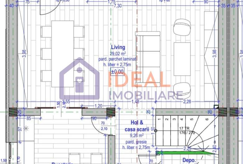 Casa Tip Duplex cu 4 camere, in Cristian - Schiță 7