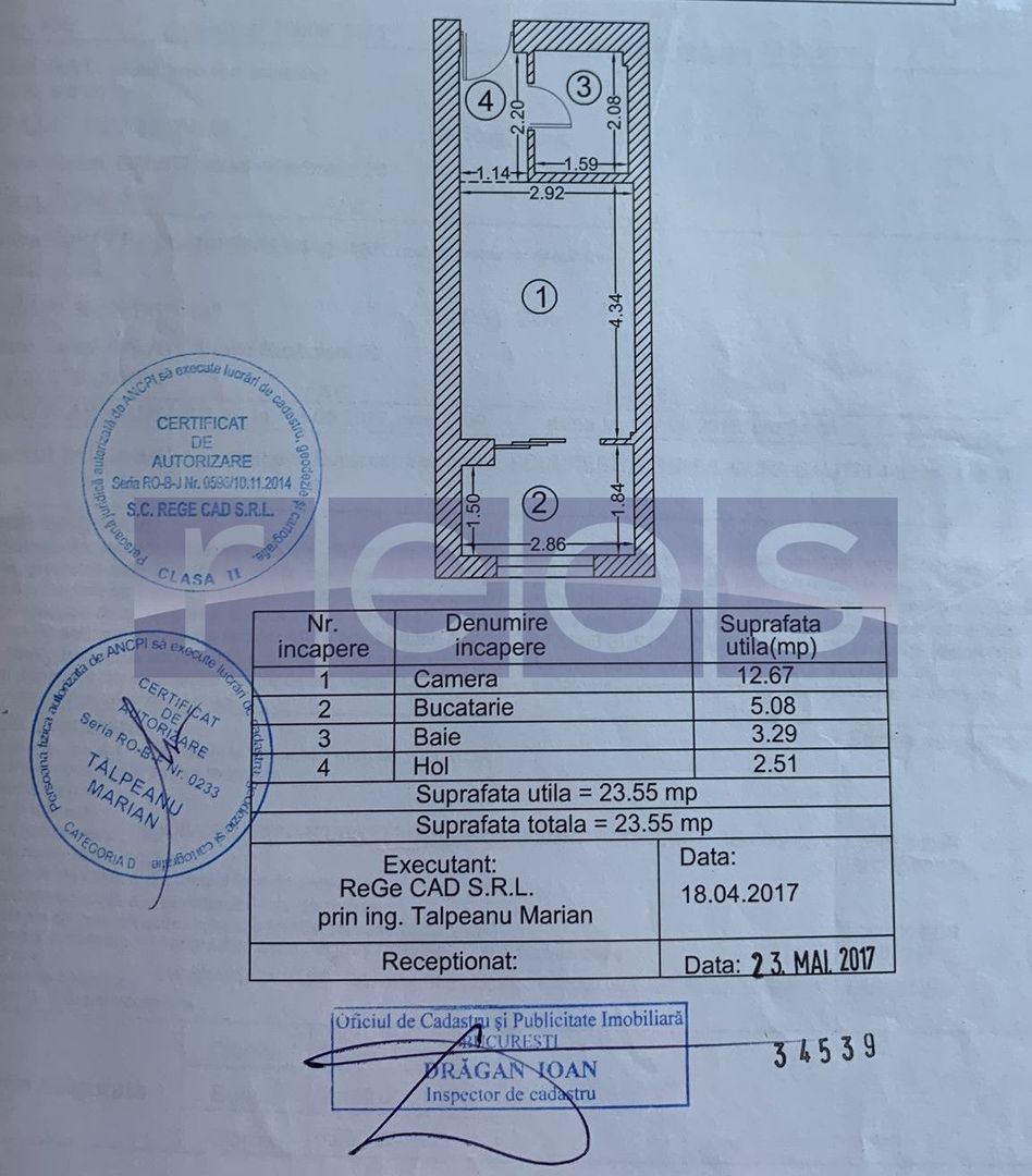 VANZARE GARSONIERA PALLADIUM RESIDENCE NICOLE TECLU 24MP - Poză 9