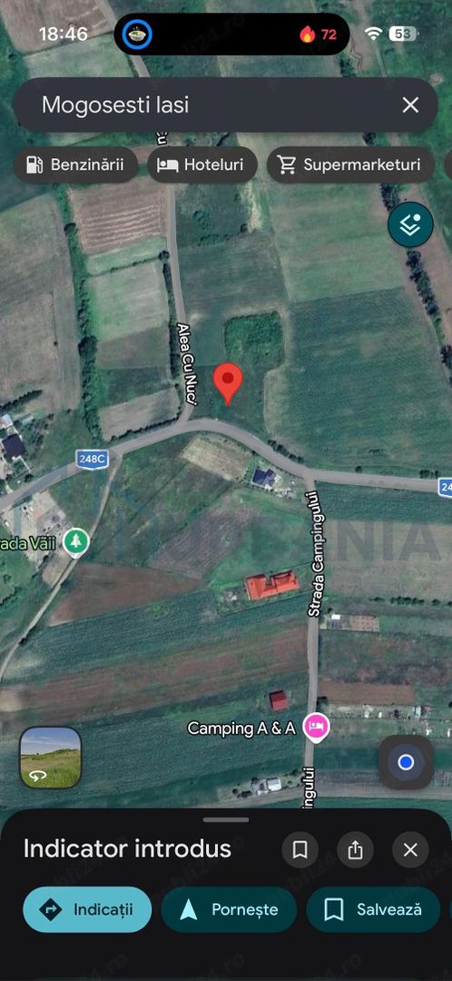 De închiriat: Teren comercial 1500 mp, Mogoșești, DJ 248C, utilități - Poză 1