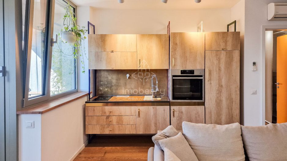 Vedere panoramica spre apus | Mobilat & utilat | 2 bai | Aviatiei Park - Poză 5