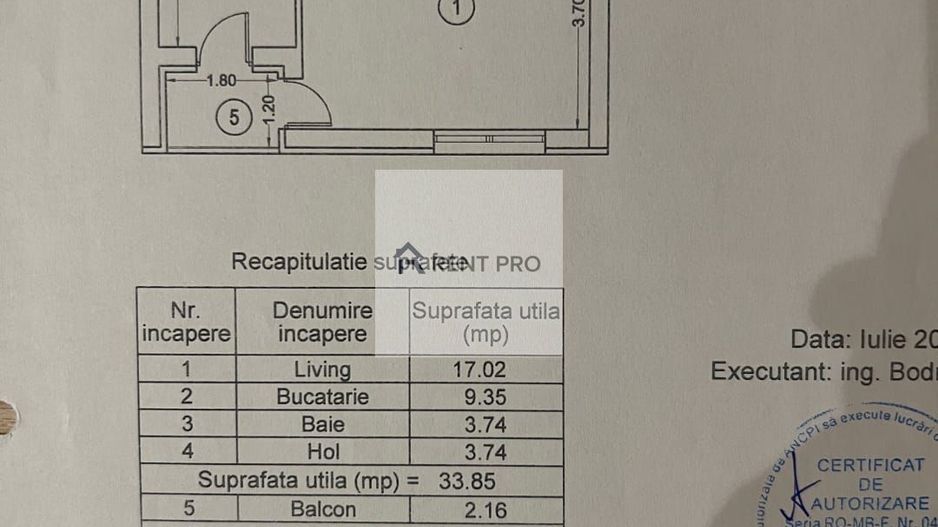Garsoniera Exigent Plaza Residence - Poză 6