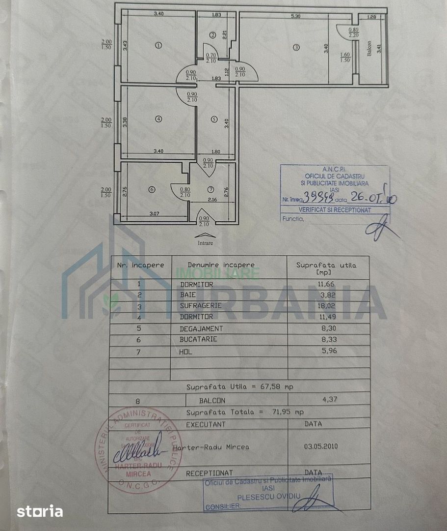 Apartament 3 camere, 72 mp, etaj 6, Bulevardul Alexandru cel Bun, Iași - Poză 4