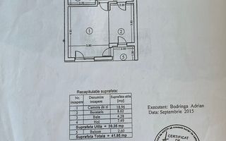Apartament 1 Camera 20th Residence 2016 - Schiță 8