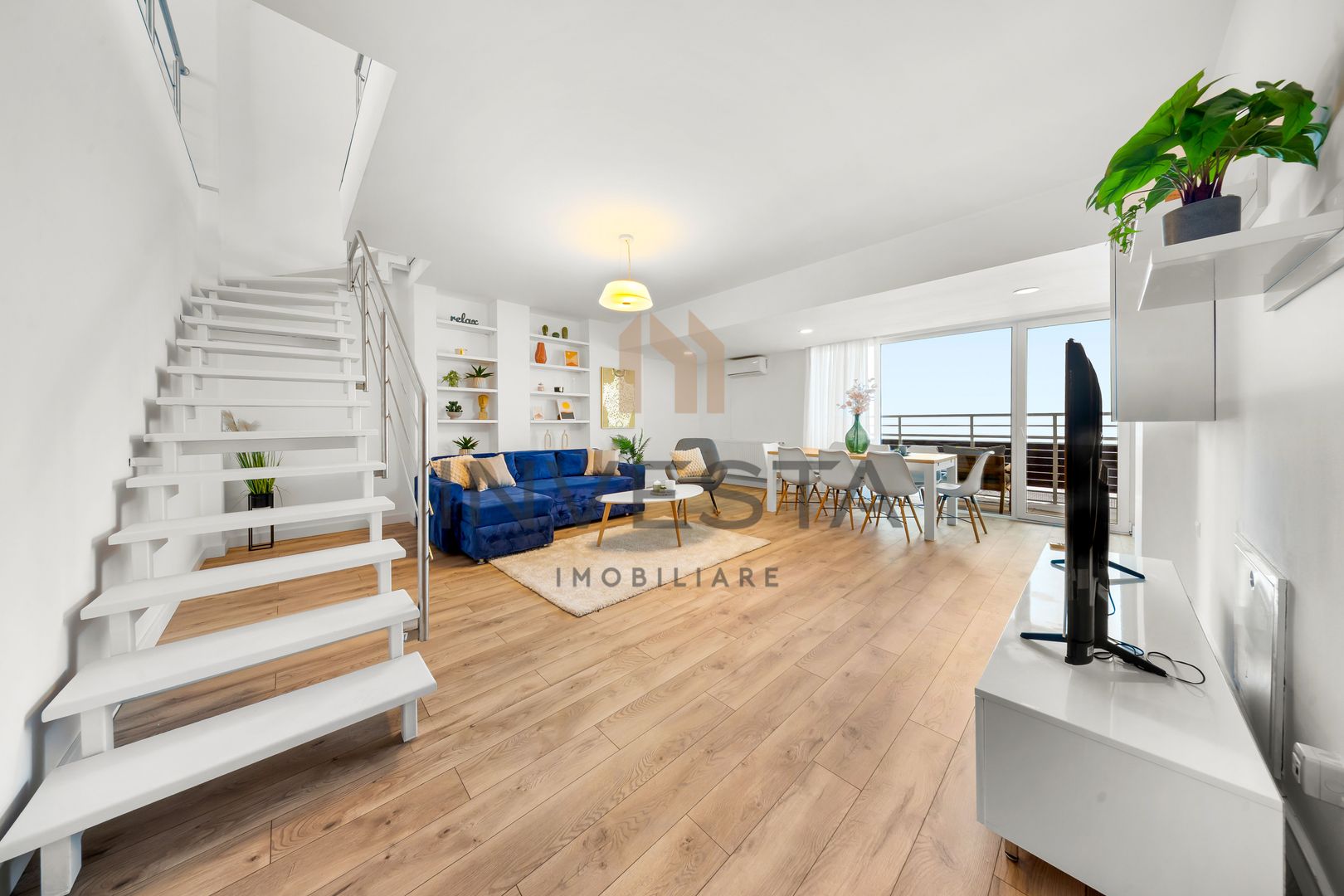 Penthouse de lux pe 2 nivele cu 4 terase in Buna Ziua! - Poză 1