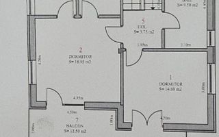 Vila Moderna cu 4 camere si 600 mp de curte, in Tocile - Schiță 16