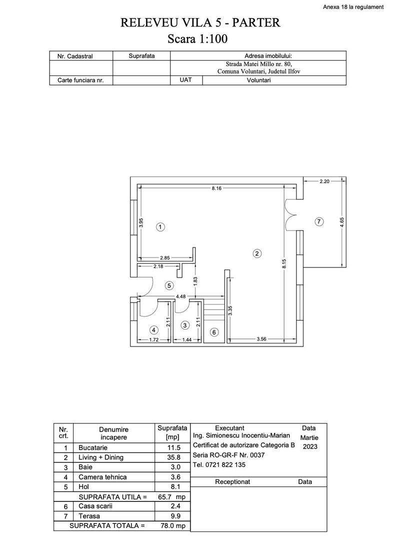 Complex Millo 80 | Finalizat - Schiță 20