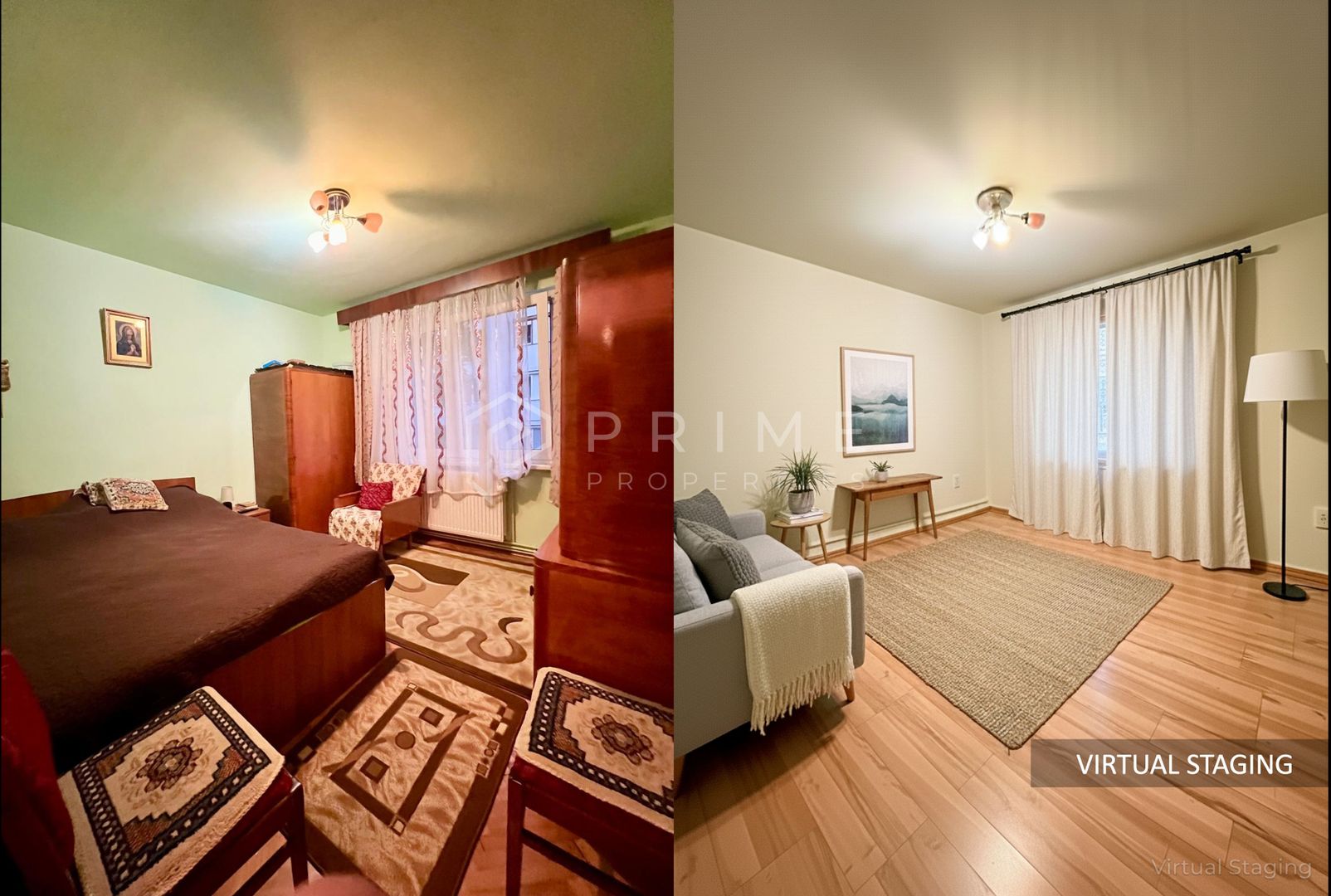 Apartament 3 camere, etaj 1/4, strada Banat, Tudor - Poză 2