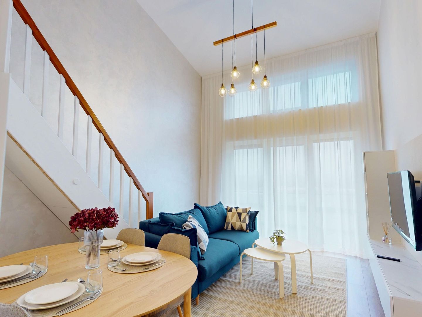 Penthouse 3 camere, 2 băi, mobilat complet, dressing - întabulat - Poză 2