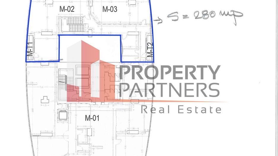 Spatii de birou cu suprafete diferite. - Schiță 6