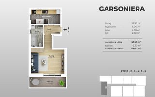 Garsoniera noua in bloc finalizat - zona Grand Arena Mall, Sectorul 4 - Poză 4