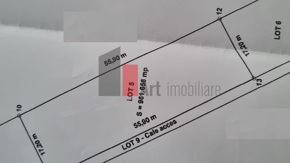 Parcela in Campul Pipera de 1099 mp - Poză 2