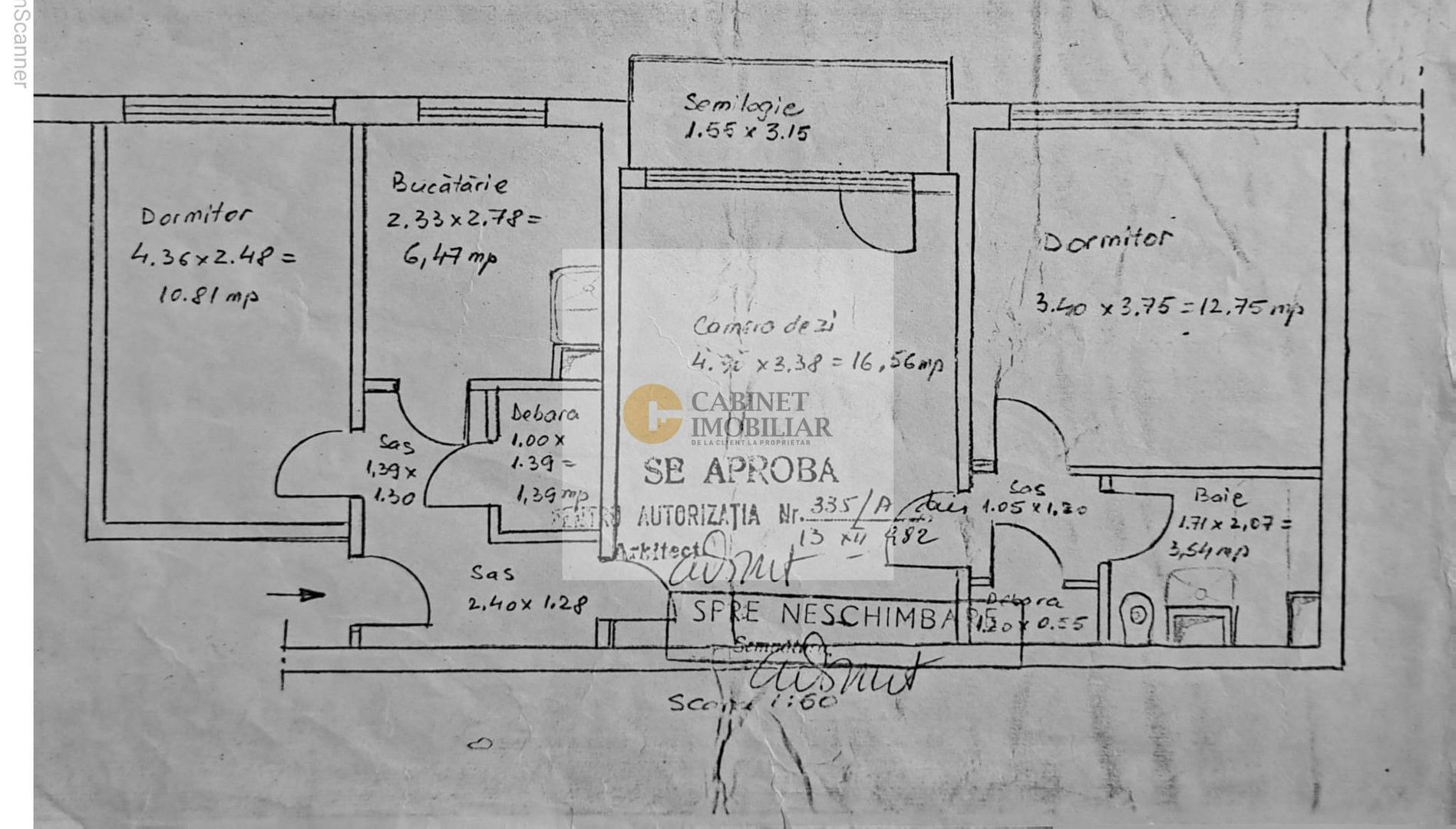 3 Camere - 61MP | Creditabil | Reabilitat | M Gorjului - 9 minute - Schiță 12