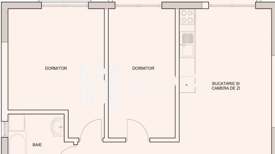 APARTAMENT 3 CAMERE | RATE DEZVOLTATOR DOAR CU BULETIN - Poză 2