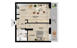 Apartament  2 camere, lux in zona exclusivista Pipera! - Poză 7