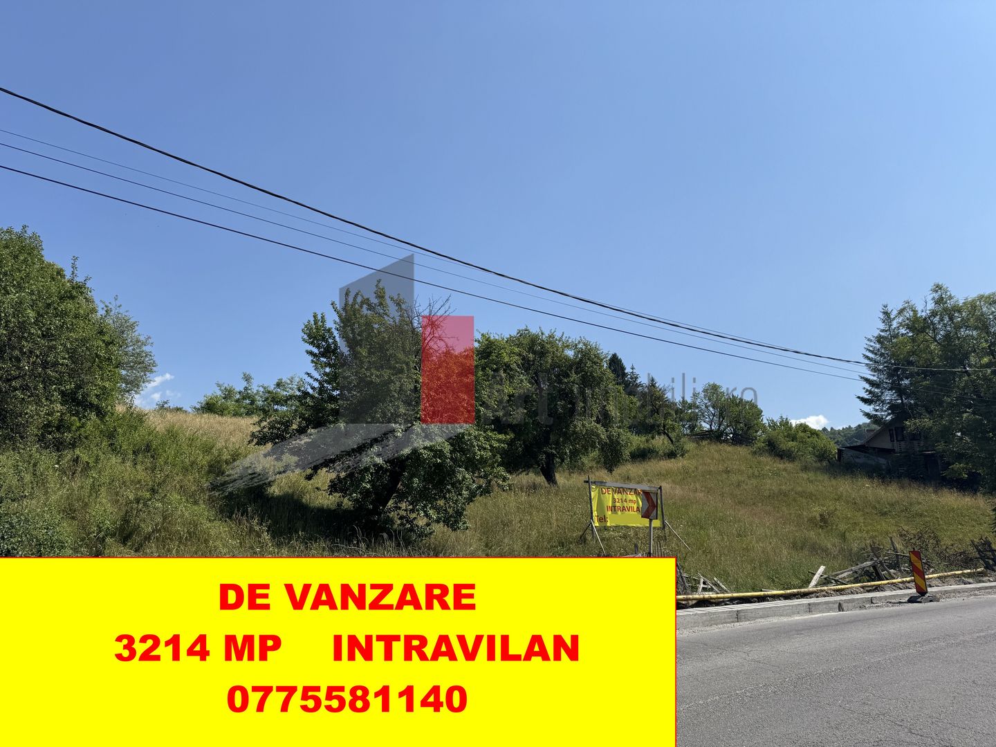 Teren intravilan 3214 mp  în Rucăr cu deschidere 56 m în DN73 - Poză 9