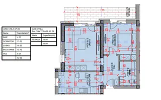 2 camere Pallady | 63 mp | Terasă 11 mp | Bucătărie separată - Schiță 11
