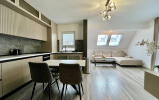 Prnthouse 3 camere | Scară interioară  | 2 balcoane