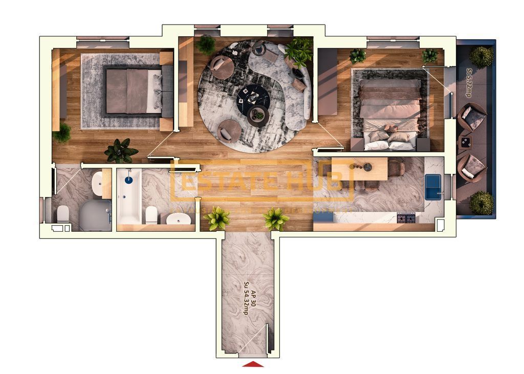 Apartament 3 camere | Str Dorobantilor | Comision 0% - Poză 9