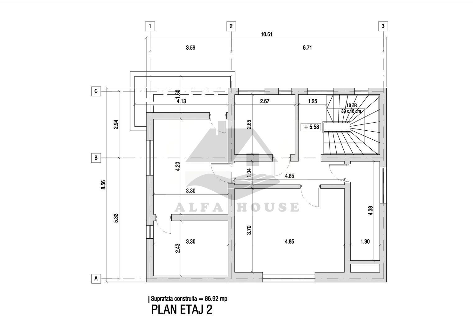 Casa deosebita cu 6 camere in  Centrul Brasovului - 210 mp - Poză 23