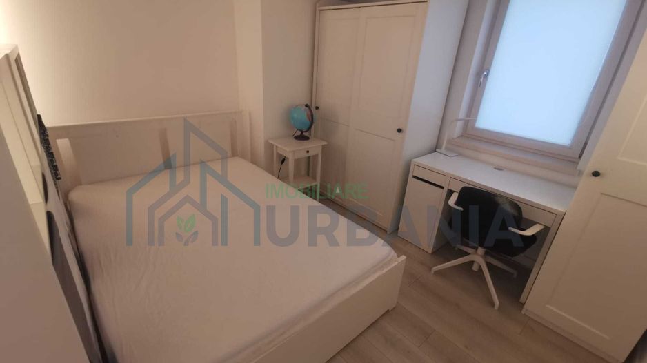 Apartament cu o cameră în Conest Vision, Iași - compartimentare living, dormit și spațiu de lucru - Poză 3