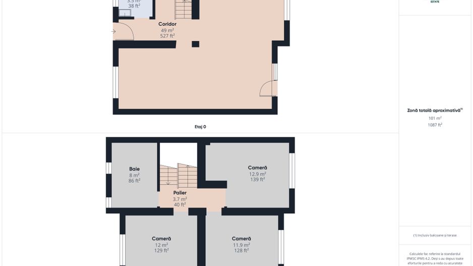 Duplex nou 4 camere și 400 mp teren - Zona Moșnița Veche - Timișoara - Poză 25