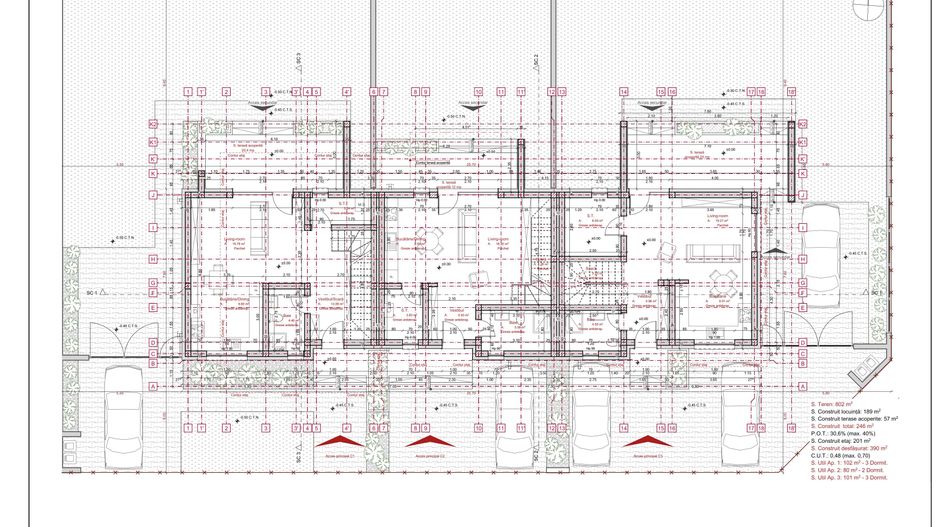 COMISION 0%, Triplex 4 Camere, 102MP Utili, 316MP Teren, Sacalaz, Lidl - Poză 14