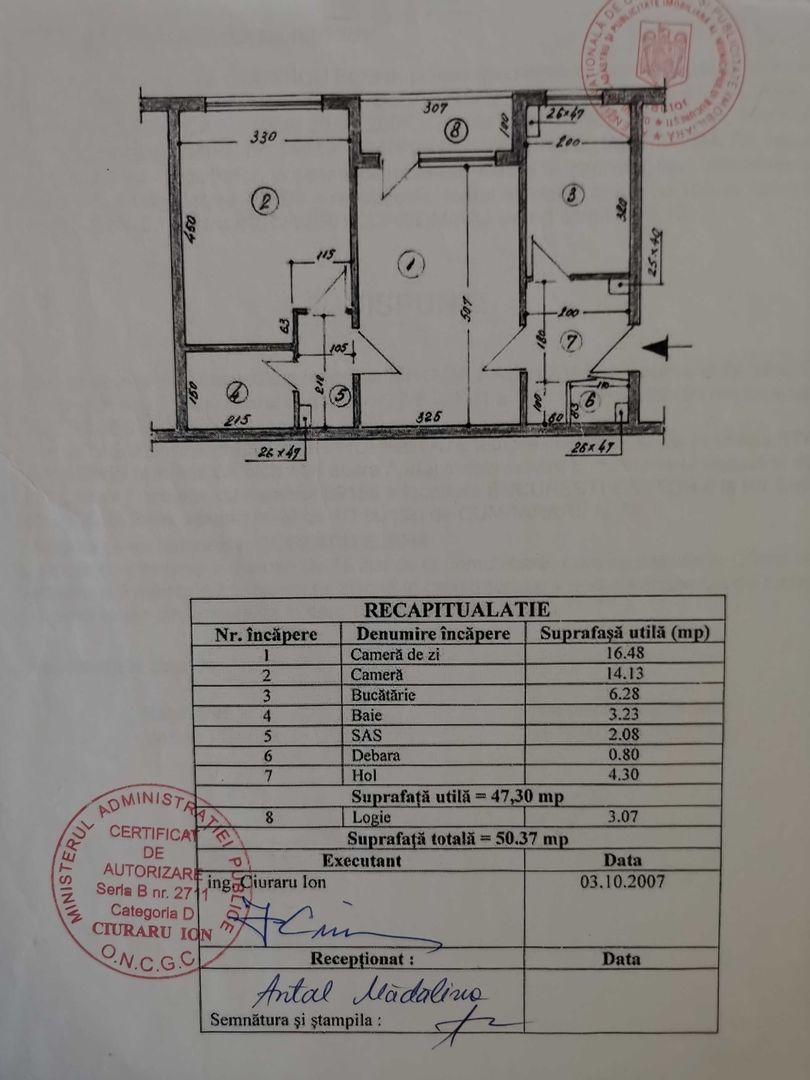 Apartament 2 camere bloc anvelopat Parc Drumul Taberei, Raul Doamnei - Schiță 5