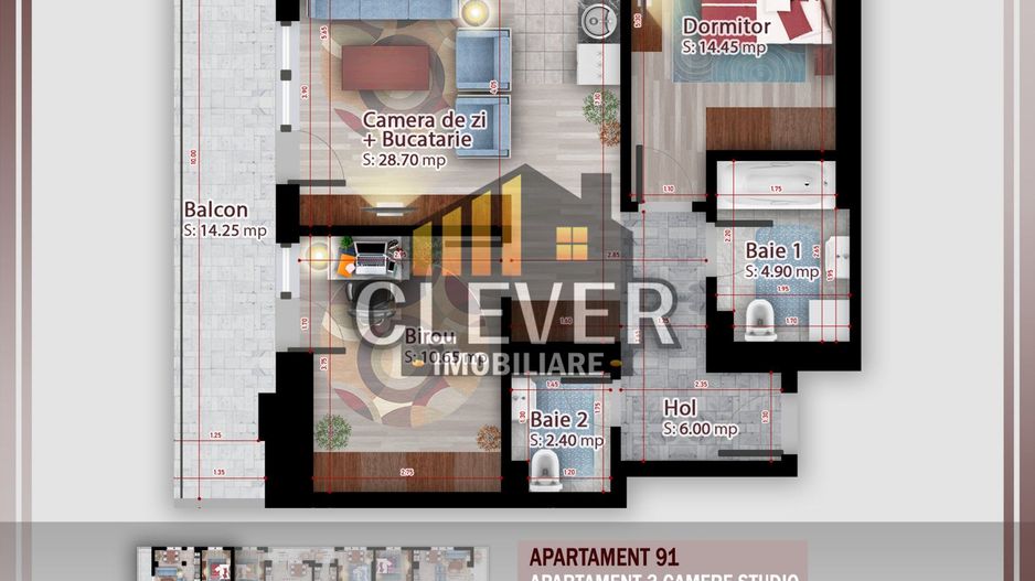 Apartament 3 camere Theodor Pallady Metrou N. Teclu - Poză 1