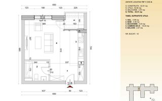 Obor Garsoniera 36 mp Obor High Garden East I Veranda Mall I Com 0% - Poză 2