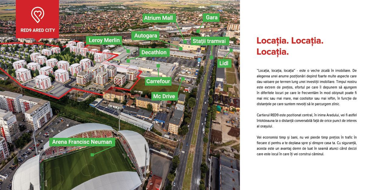 Teren pentru construcție de case, în ARED CITY. - Poză 5