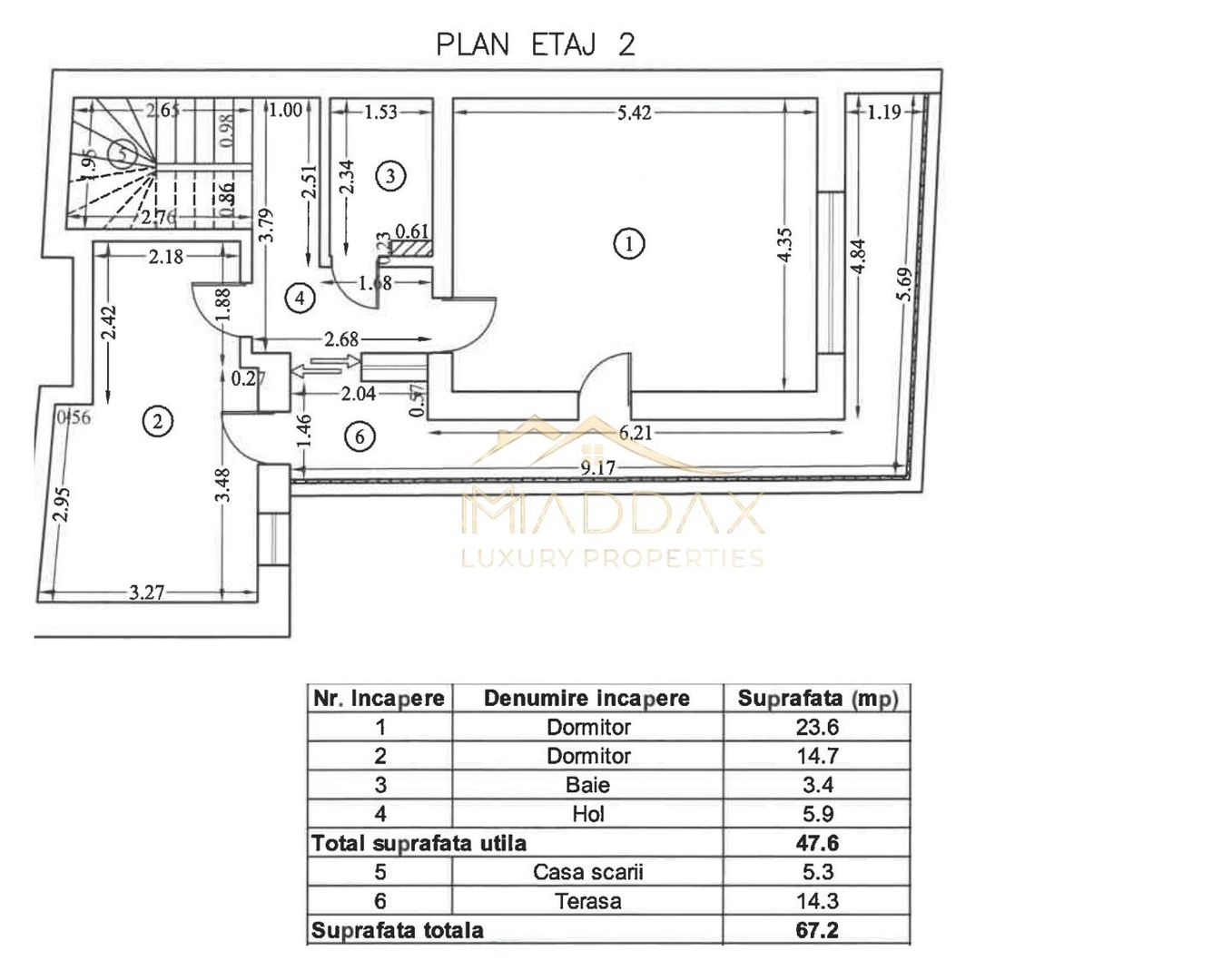 Vila de inchiriat *P+2E* // 203mpc //  Kiseleff - Schiță 53