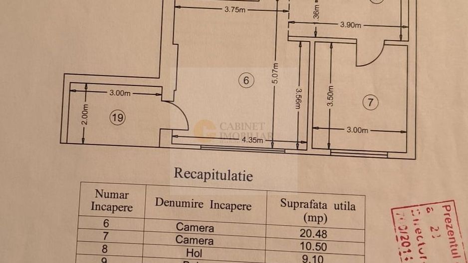 2 camere | Decomandat | Gorjului | Bloc 2018 | etaj 1/4 - Poză 7