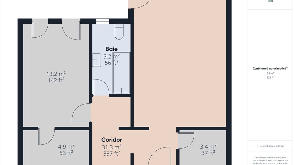 Apartament nou cu 2 camere et. 3 și loc de parcare - Giroc - Timișoara - Poză 16