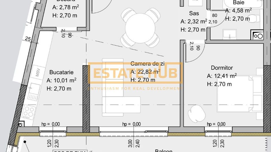 PRESALE Traian 44 | 2 camere premium | 0% comision - Poză 6