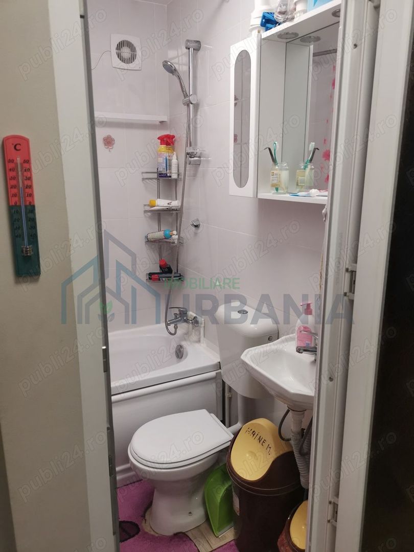 Garsoniera mobilata și utilata tip cameră de cămin cu baie proprie - Poză 1