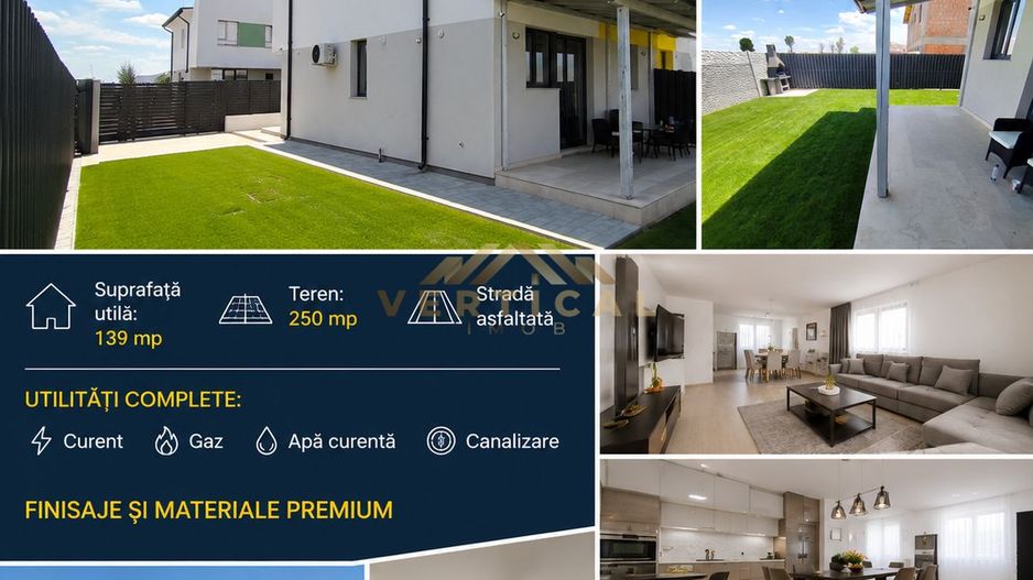 Casă modernă 139 mp utili | Teren 250 mp | Finisaje premium - Poză 1