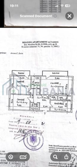 Apartament 3 camere de vânzare în Cug, zona Biserica Înălțarea Domnului, Iași - Poză 16