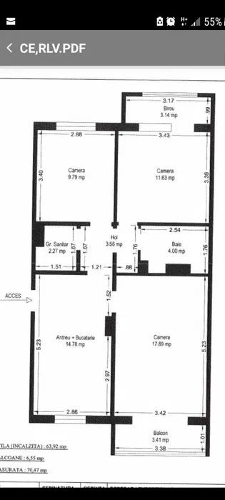 COMISION 0% | Apartament 3 Camere | Zona Soarelui | Etaj 3 | 70 mp - Poză 8