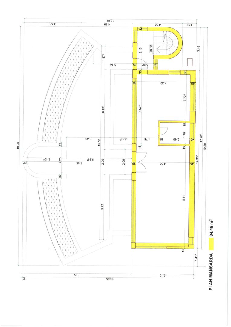 Cladire birouri - 282 mp -  zona Rebreanu - Schiță 8