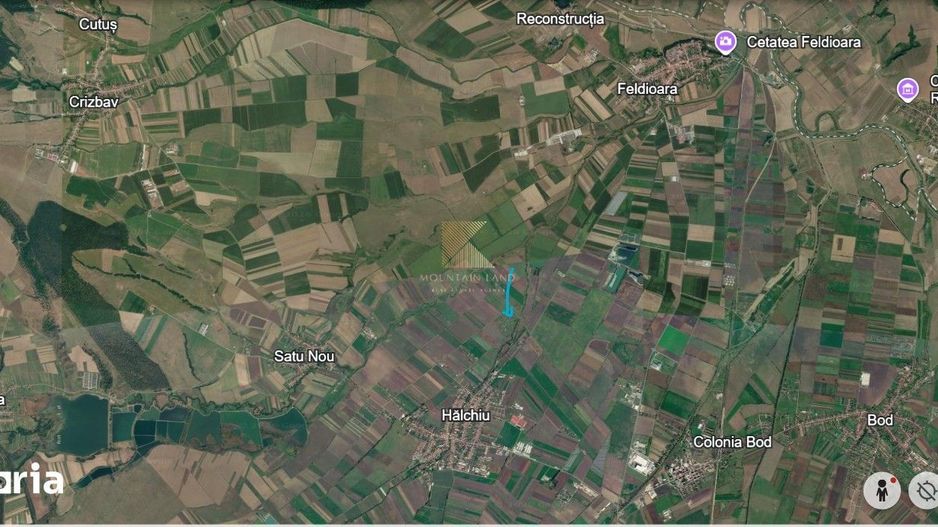 Teren intravilan 1.000 mp de vânzare în Hălchiu | Ideal pentru casă - Poză 1