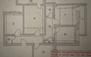 Apartament renovat si decomandat 4 camere | Doamna Ghica-Parc Plumbuita - Schiță 8