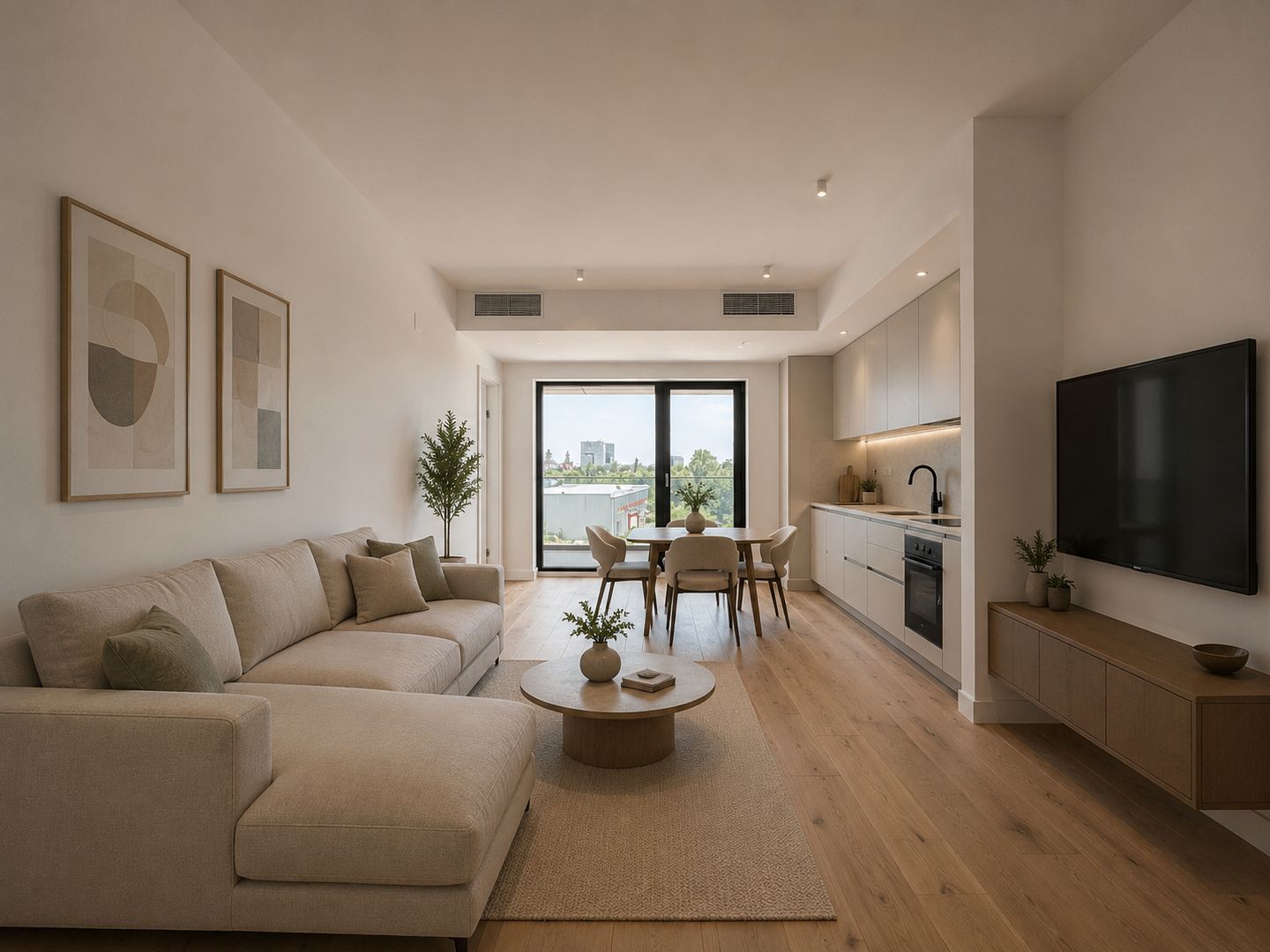 APARTAMENT PREMIUM 2 CAMERE | CASA PRESEI | SISTEM SMART HOME INTEGRAT - Poză 1