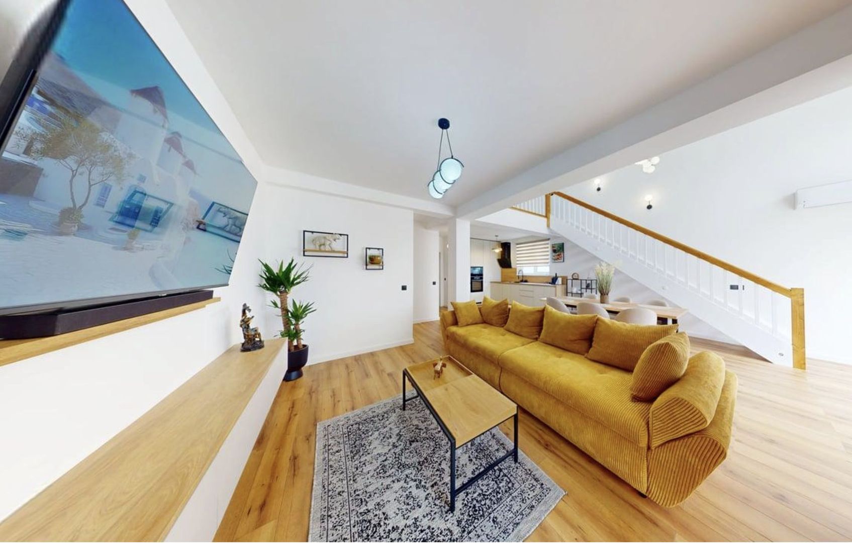 Penthouse de vanzare in Sibiu, pe 2 niveluri, mobilat si utilat modern - Poză 13